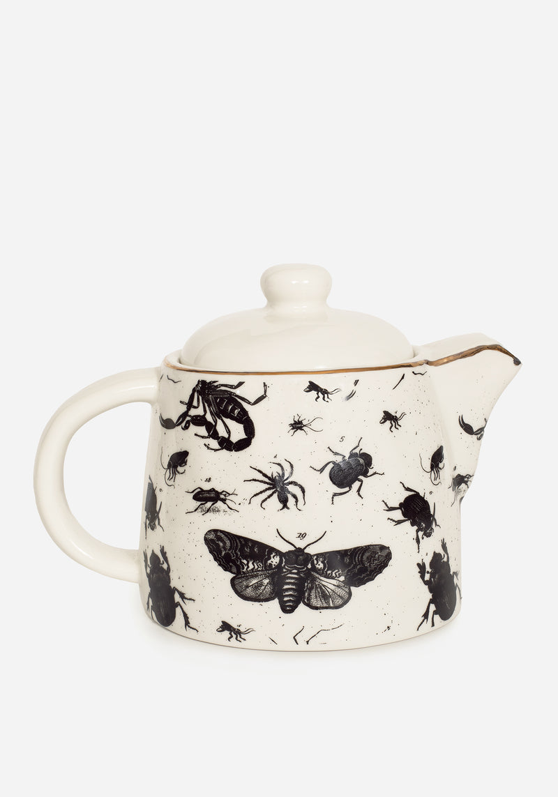 Parasite Bugs Print Teapot