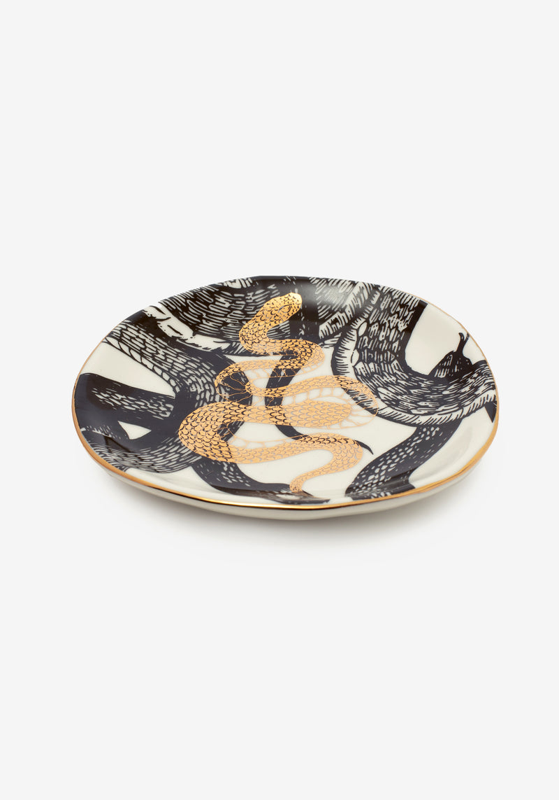 Saraph Snakes Round Trinket Dish