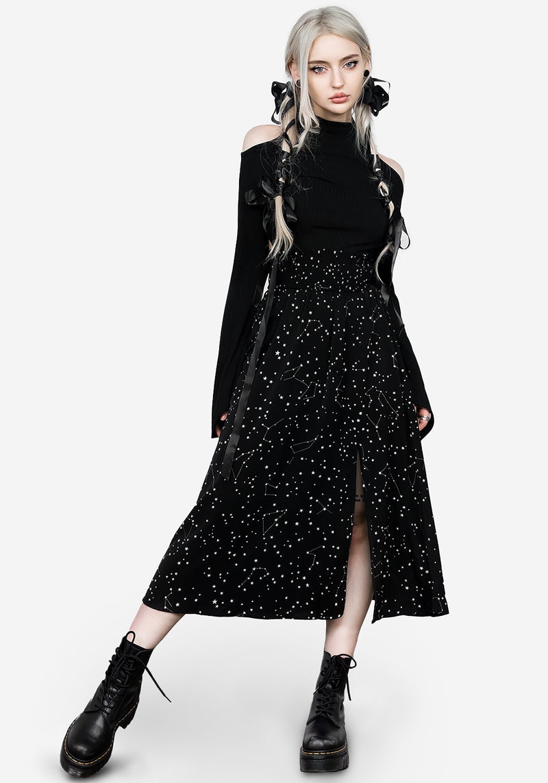 Celestial Midaxi-Kleid Rock