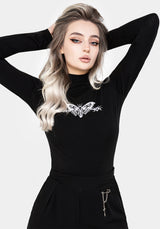 Morta High Neck Jersey Bodysuit