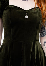 Verdant Corset Mini Dress