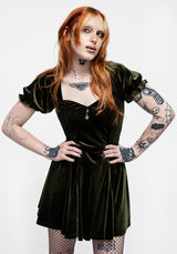 Verdant Corset Mini Dress