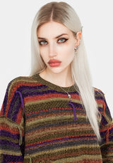 Sundew Striped Chenille Jumper