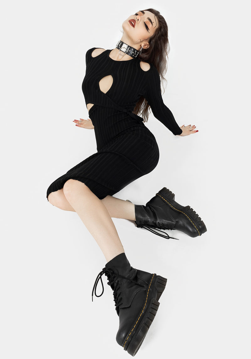 Nikini Cut Out Knitted Dress