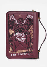 Lovers Bestickt Crossbody Clutch Tasche