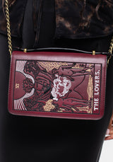 Lovers Embroidered Crossbody Clutch Bag