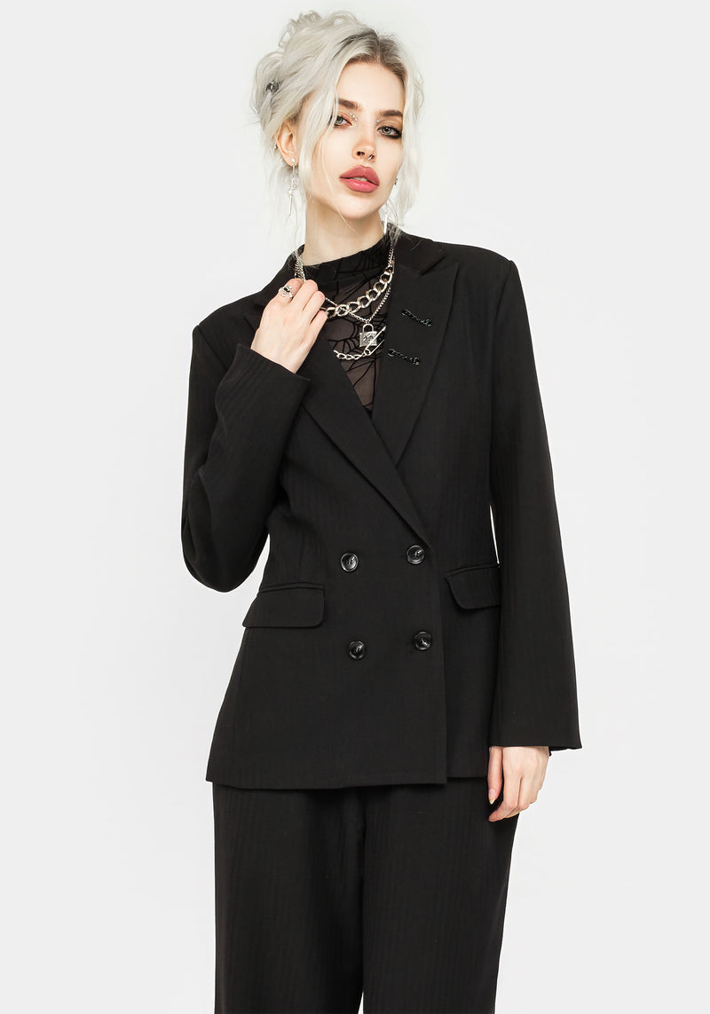 Juno Locker Kette Detail Blazer