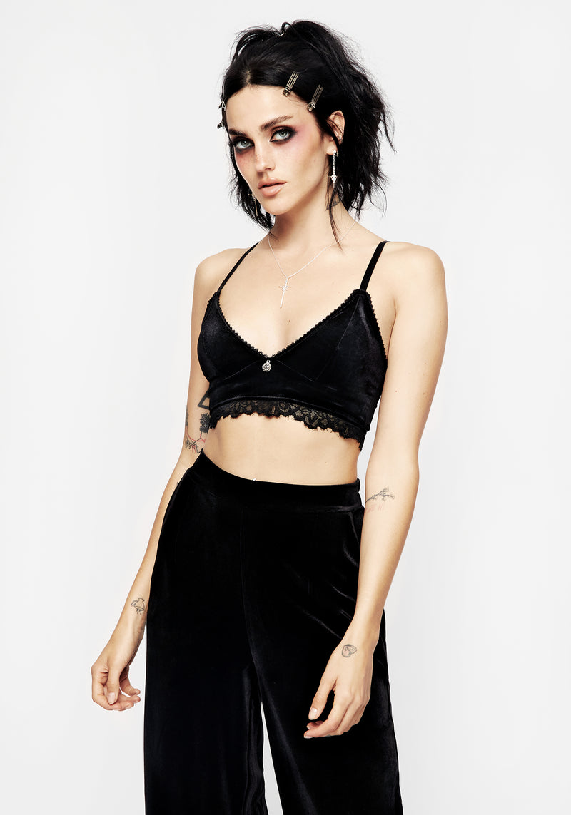 Venus Velours Anhänger Bralette