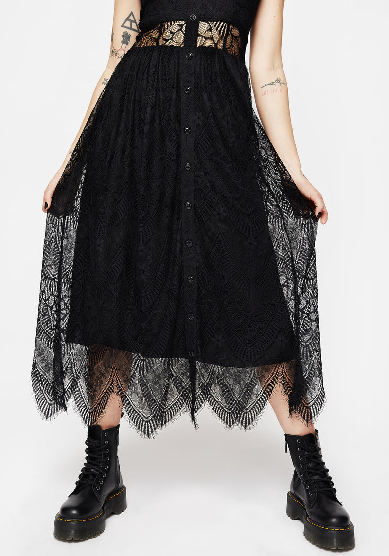 Poltergeist Lace Midaxi Dress