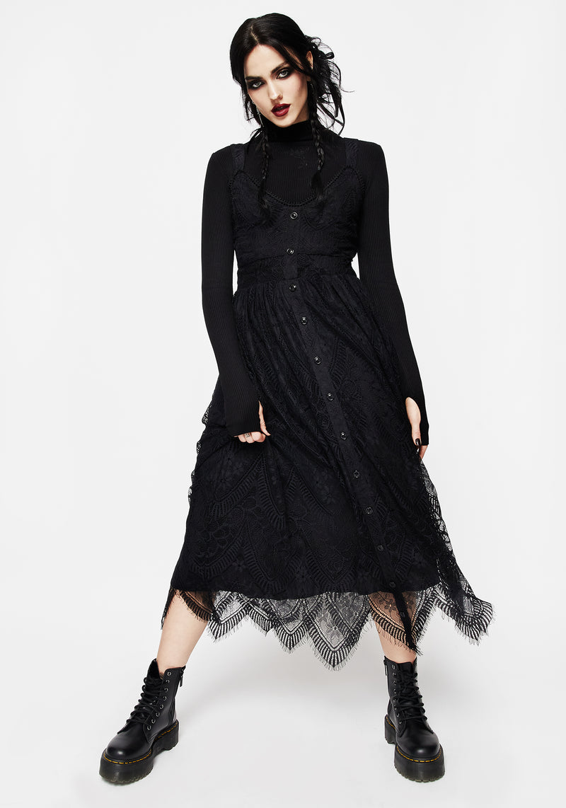 Poltergeist Lace Midaxi Dress