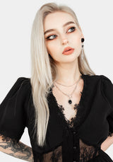 Torment Angel Sleeve Top