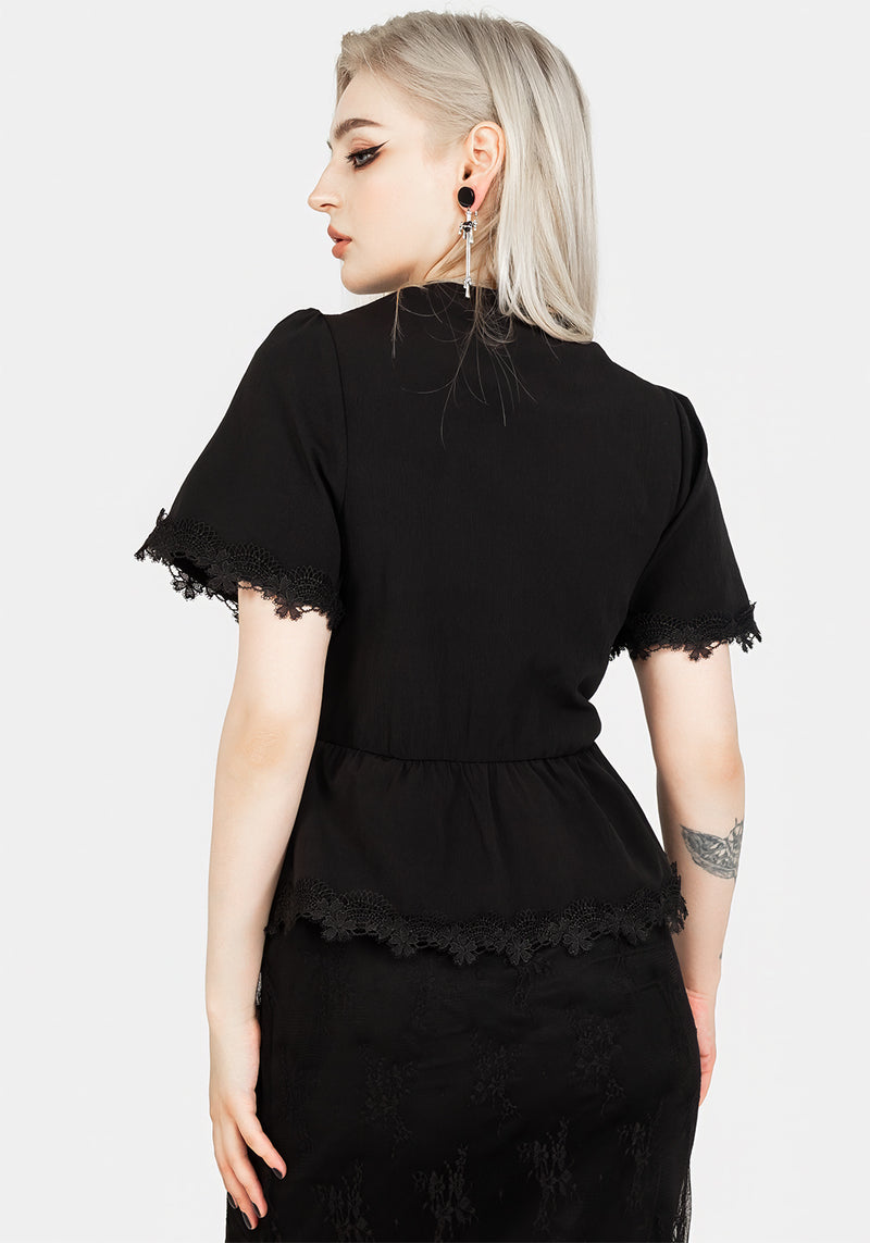 Torment Angel Sleeve Top