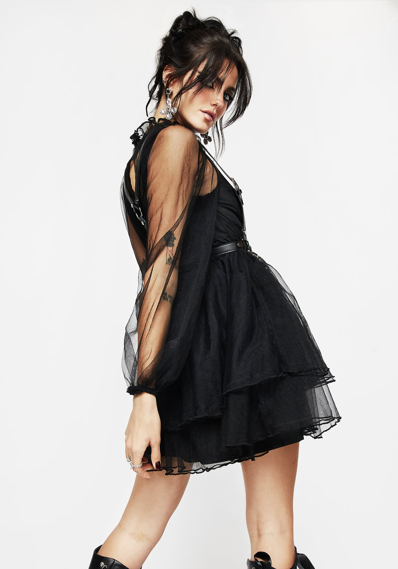 Headhunter Frill Neck Mini Dress