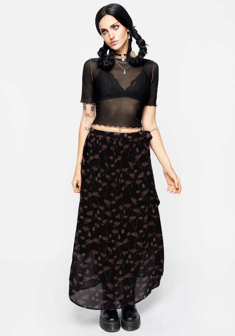 Sauvage Mesh Crop Top