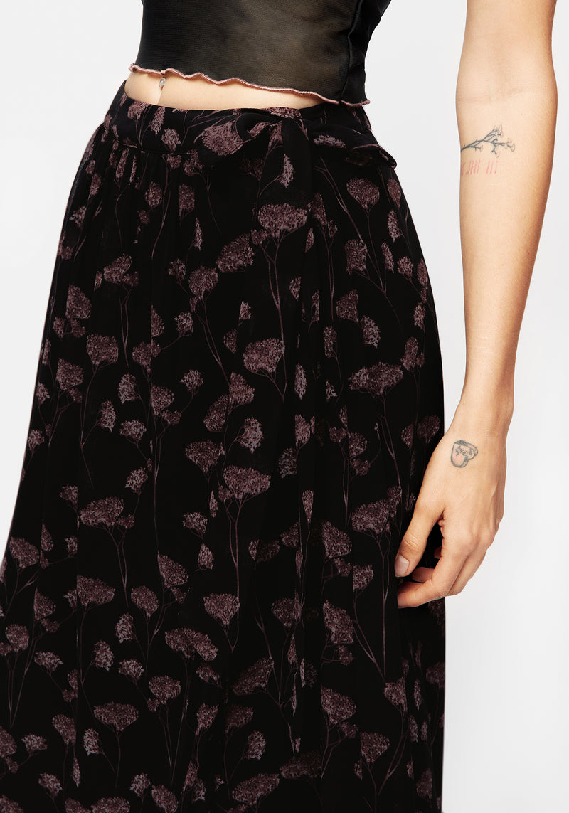 Judas Wrap Midaxi Skirt