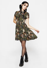 Maleficium Mini Skater Dress