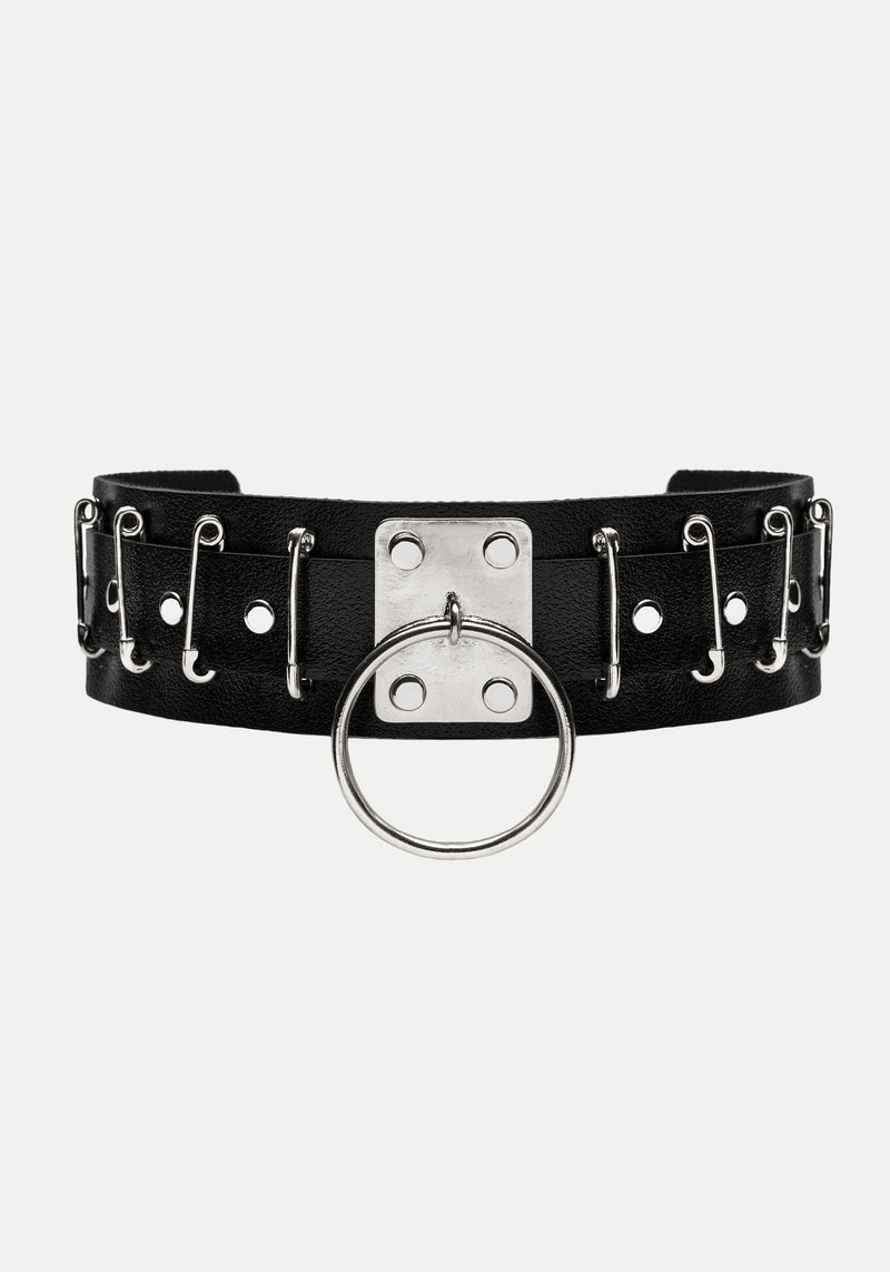 Domina Faux Leather Choker