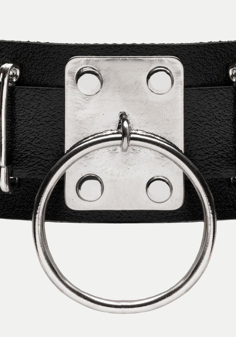 Domina Kunst- Leder Halsband