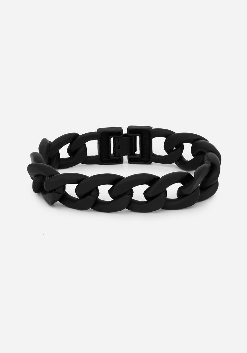 Jet Grobstrick Seil Kette Armband