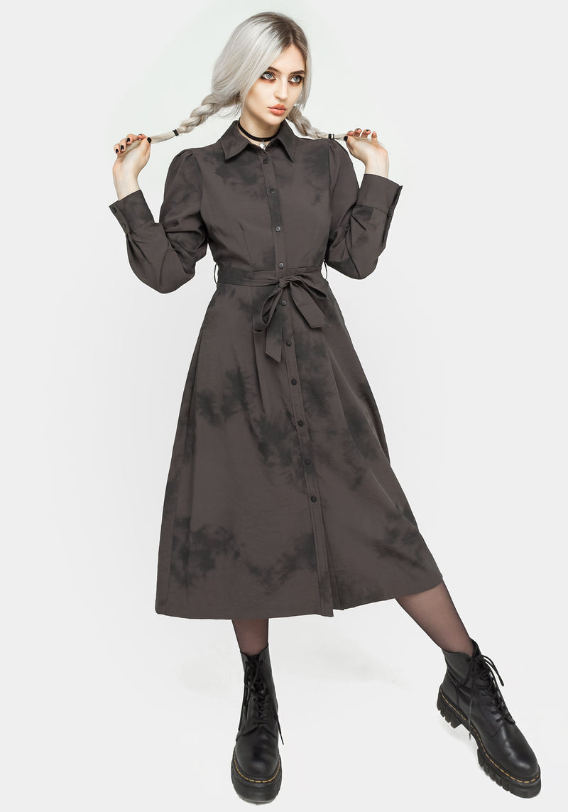 Carya Midi Shirt Dress