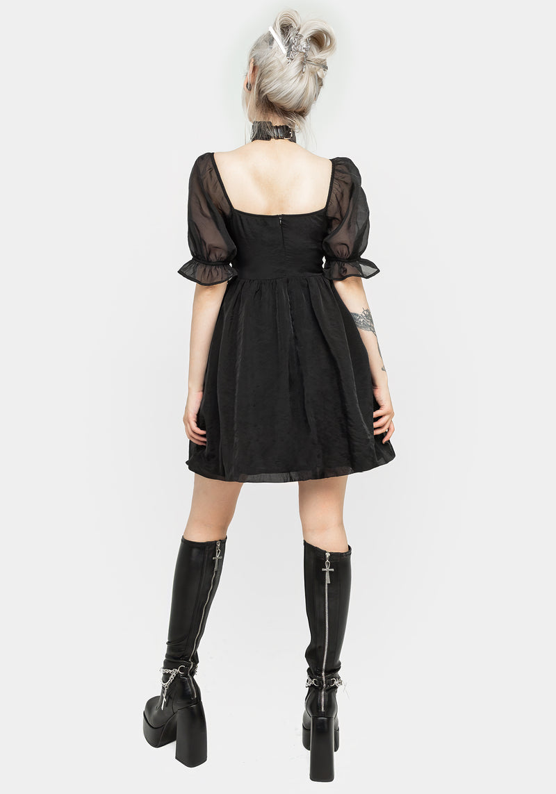 Tiffany Organza Puff Mini Dress