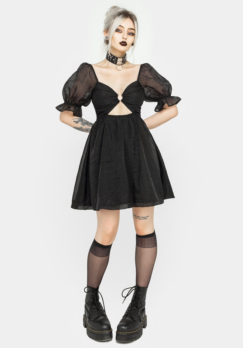 Tiffany Organza Puff Mini Dress