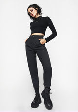 Merci High Waist Tapered Trouser