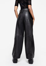 Rapture Zipper Leather Trousers