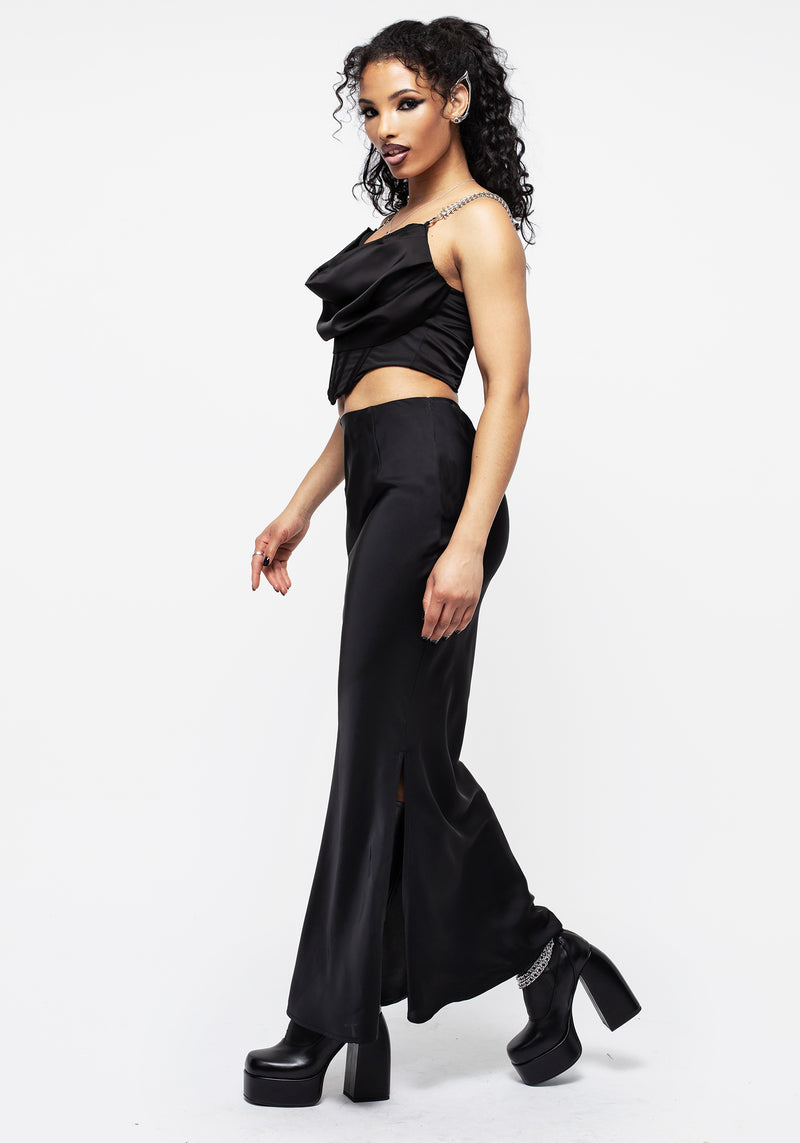 Lorelei Satin Maxi Slip Rock