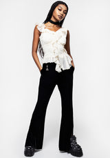 Verona Asymmetric Ruffle Top