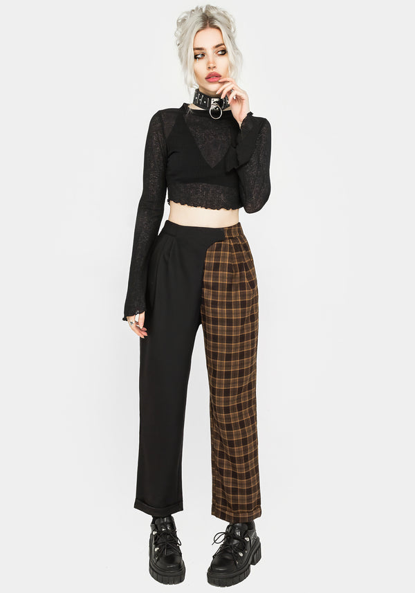 Hickory Check Tailored Trousers