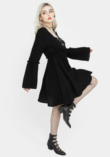 Aradia Embroidered Mini Dress