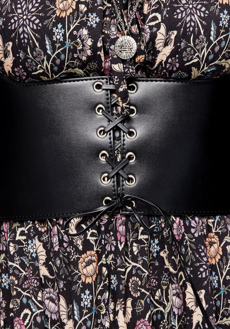 Adrestia Lace Up Underbust Harness