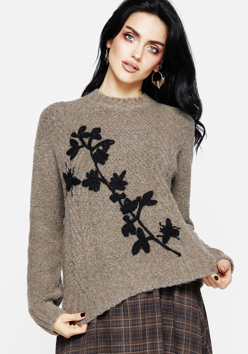 Deathwatch Floral Beetle Knit Jumper