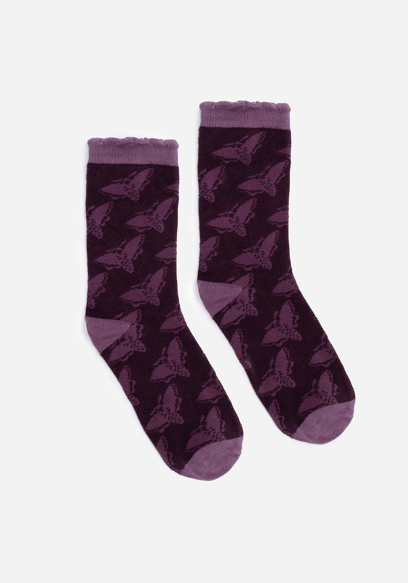 Mortmoth Jacquard Knit Socks