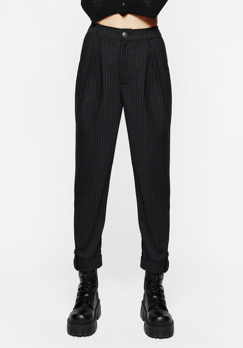 Nevermore Pinstripe Tailored Trousers