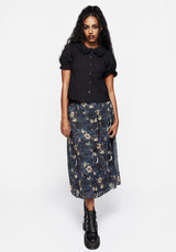 Primrose Floral Chiffon Midi Skirt