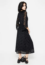 Conduit Floral Mesh Layered Midaxi Dress