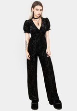 Lilias Ausgebrannt Velours Mesh Overall