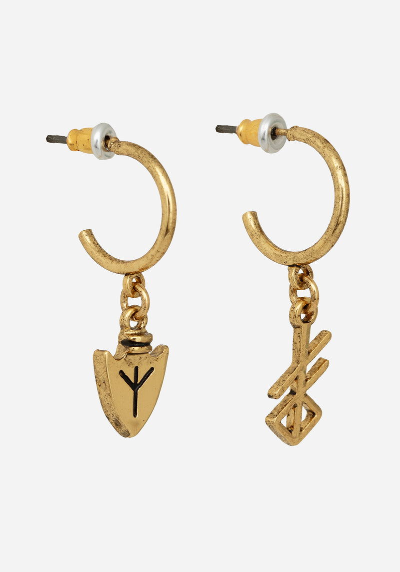 Brunnhilde Earrings - Gold