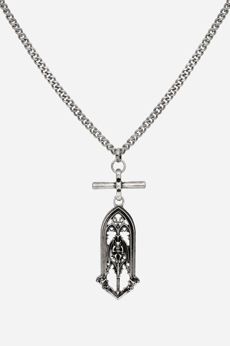 Gargoyle Gothic Pendant Necklace