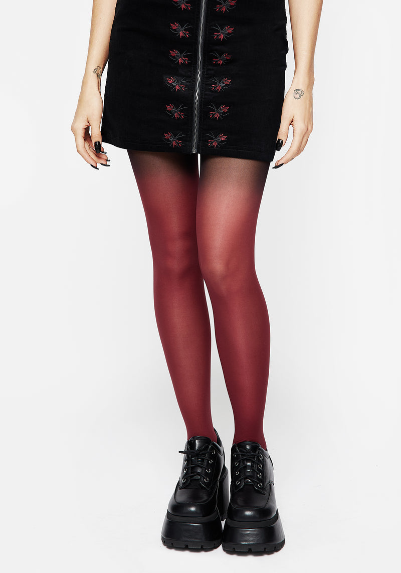 Spatter Ombre Tights