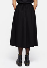 Foxfire Embroidered Button Up Midi Skirt