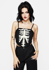 Ribcage Bestickt Korsett Top