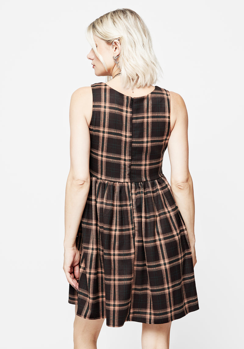 Ambrose Check Mini Dress