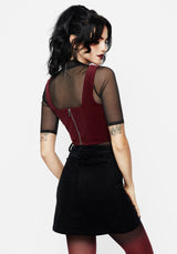 Webcatcher Embroidered Corset Top