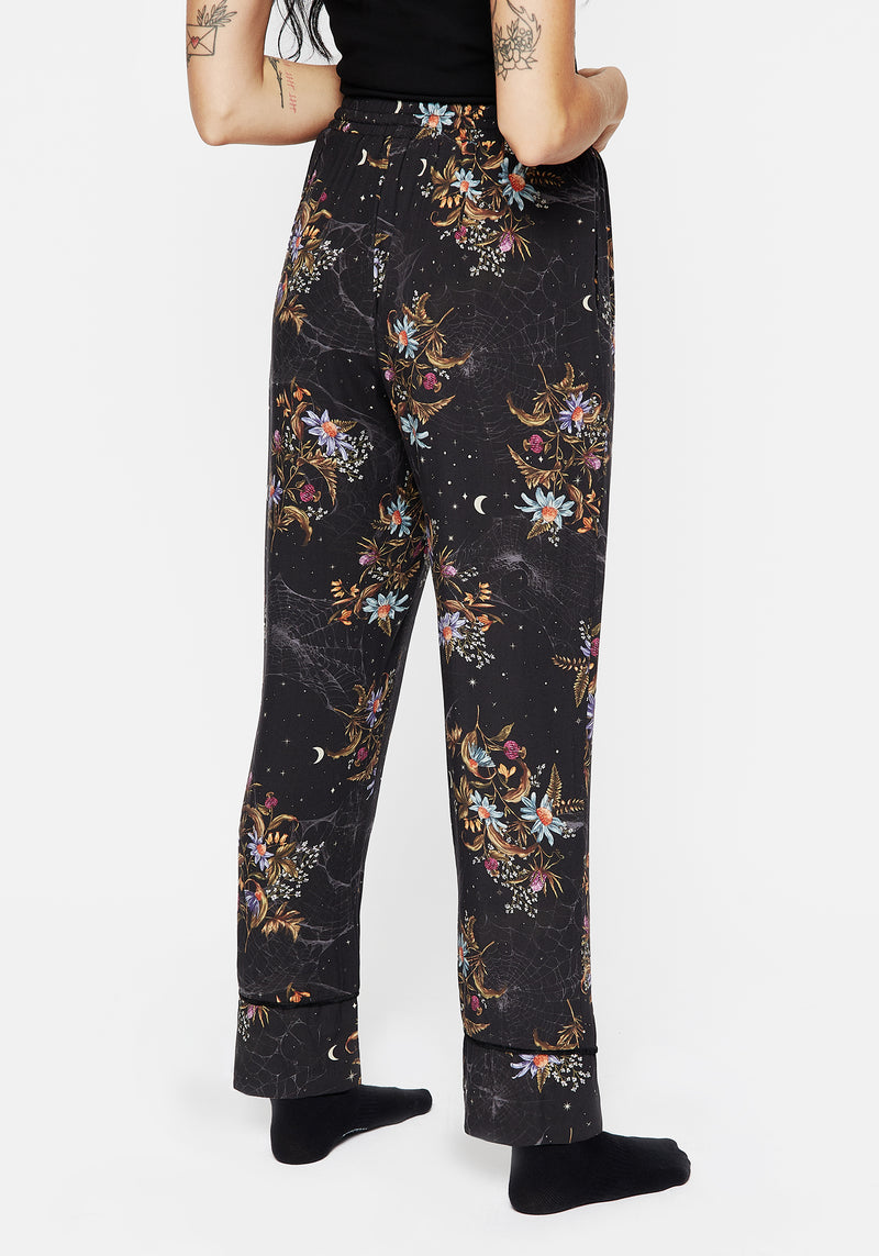 Cleome Floral Spiderweb Pyjama Bottoms