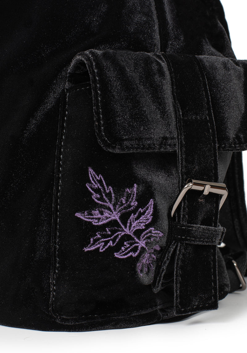 Atropos Moth Embroidered Satchel Backpack