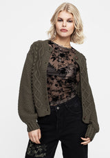 Nyctanthes Beflockt Blumenmuster Mesh Top