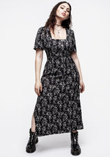 Naomi Floral Square Neck Midaxi Dress